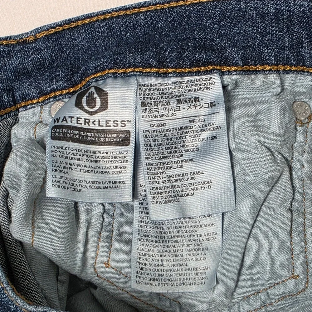 Levi's 559 Relaxed Straight Jeans Men 34x30 Blue Medium Wash Denim Pants Western